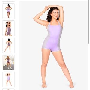 1 piece dance romper
